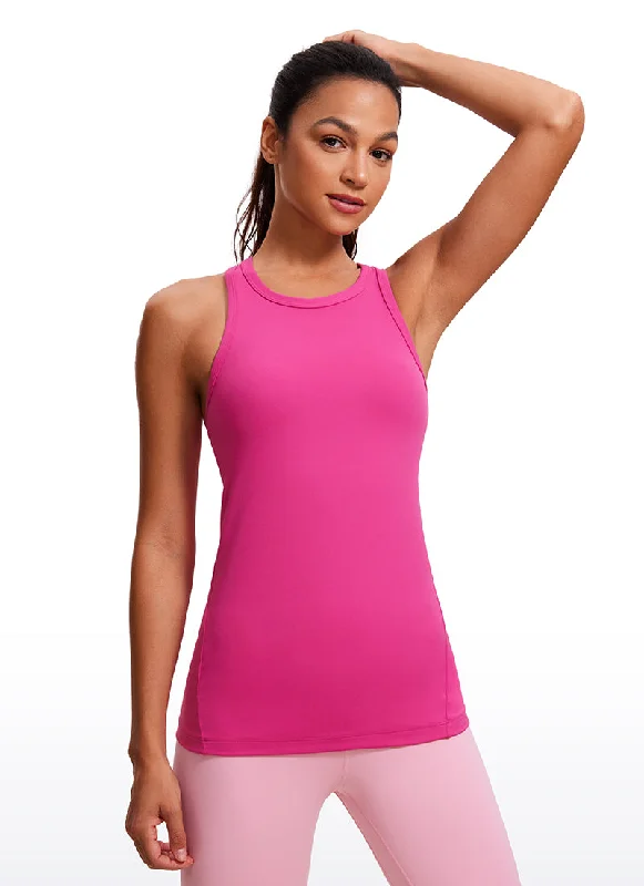 Alice style Butterluxe Hip-Length Racerback Tank High Neck