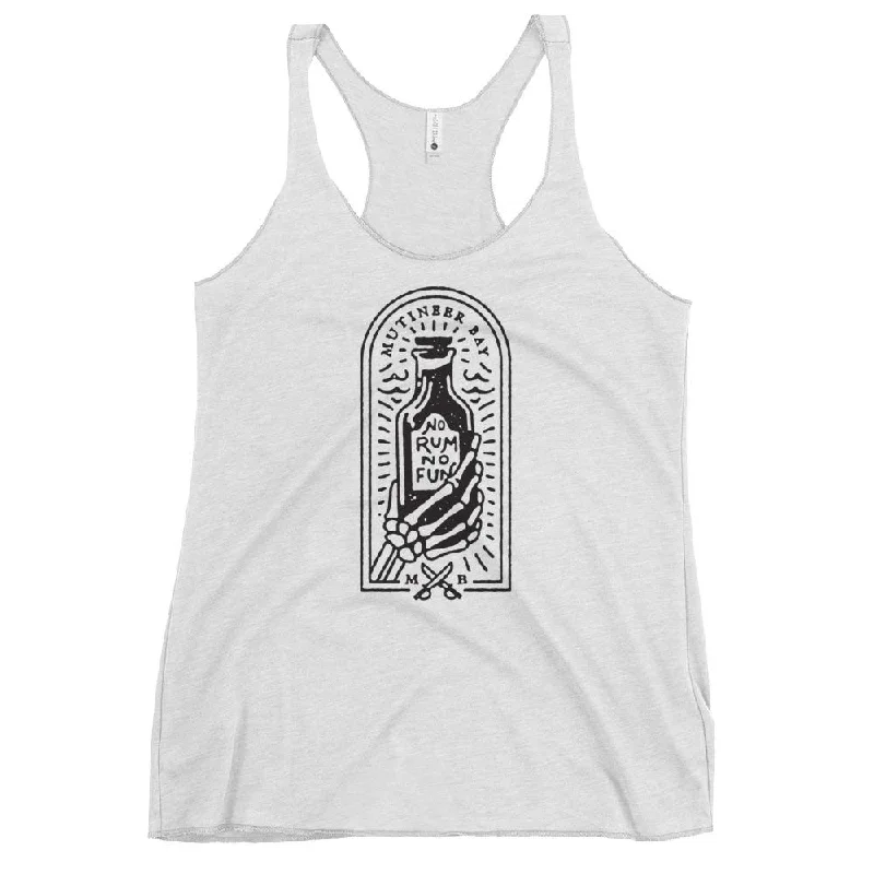 Sports Jumpsuit "No Rum, No Fun" Racerback Tank