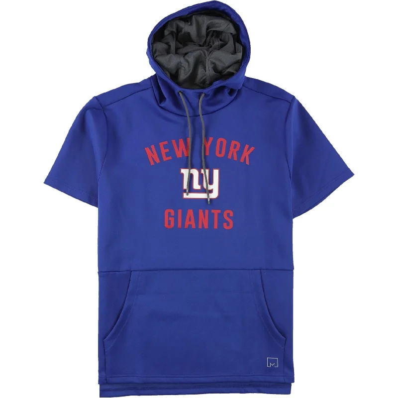 High Street Style G-III Sports Womens New York Giants Hoodie Dress, Blue, Large