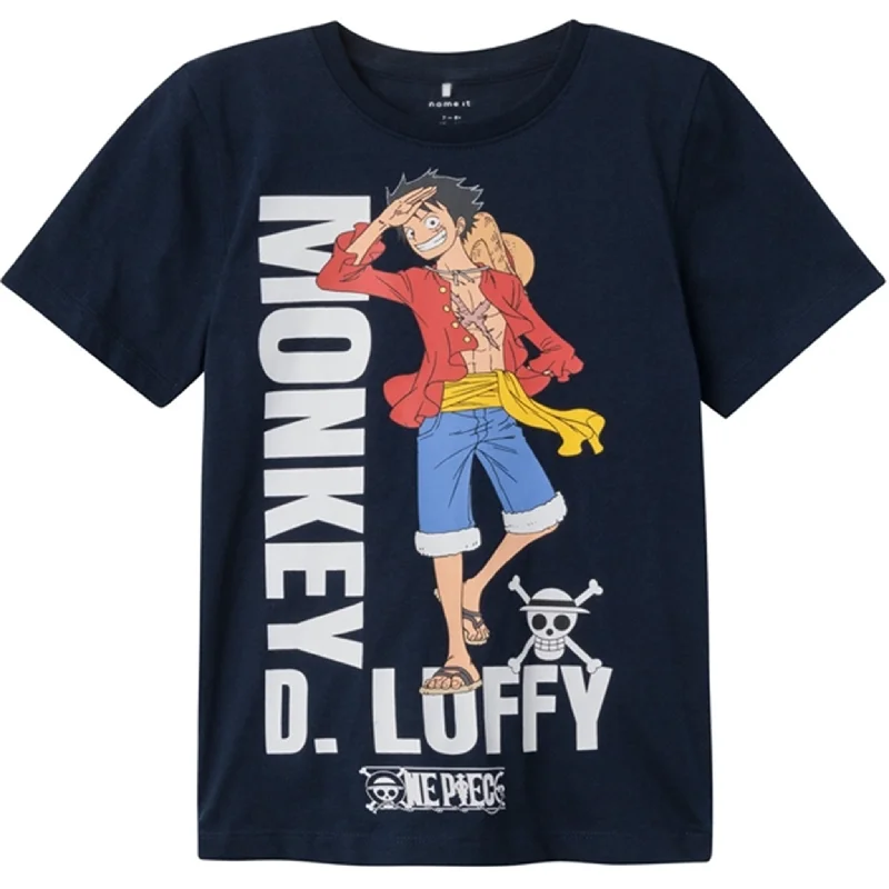 Street Casual Style Name it Dark Sapphire Nate One Piece T-Shirt Noos