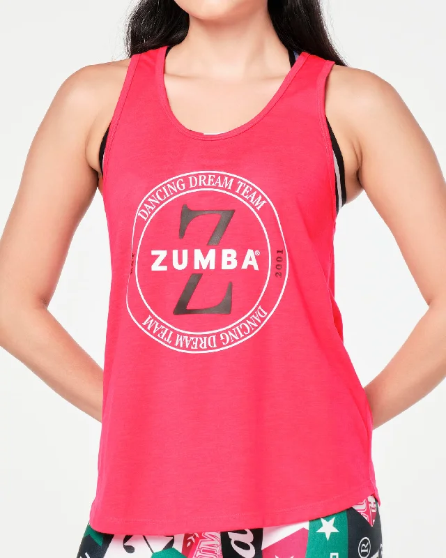 Comfortable Tops Zumba Prep Easy Racerback Tank