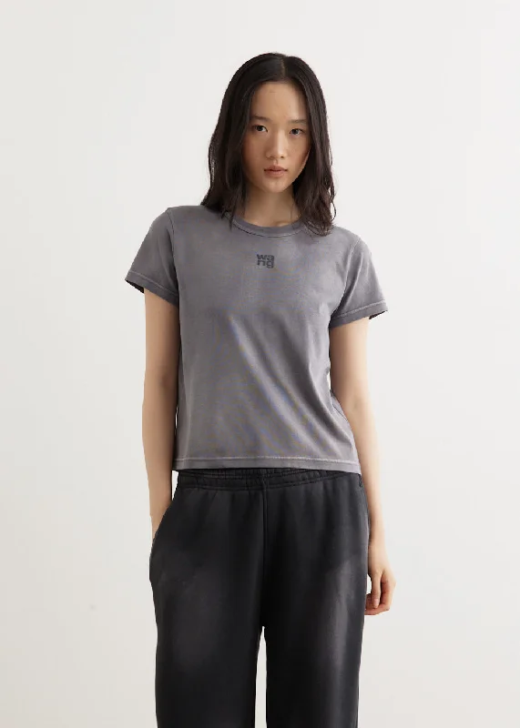 Retro Fashion Essential Jersey Shrunken T-Shirt
