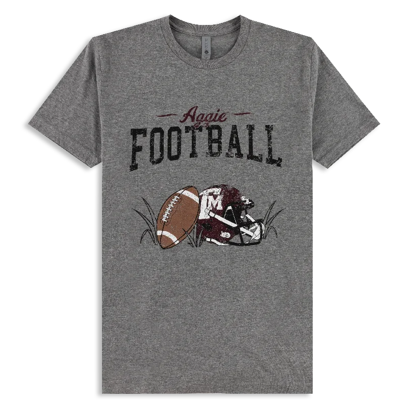 Elegant Series Texas A&M Aggie Football Helmet T-Shirt