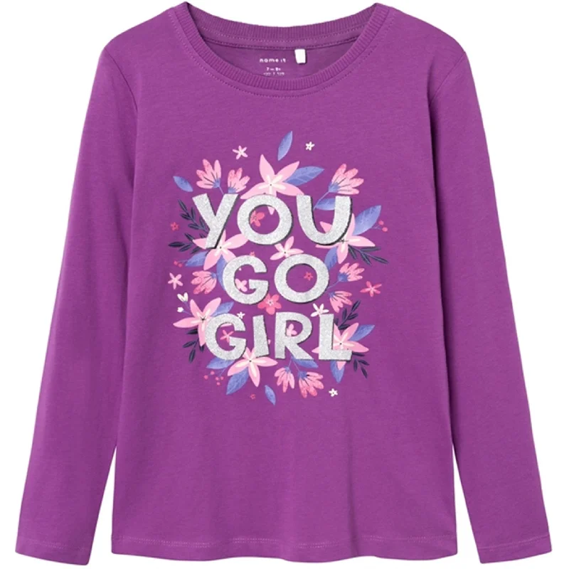 Retro Design Name it Hyacinth Violet Roda T-Shirt