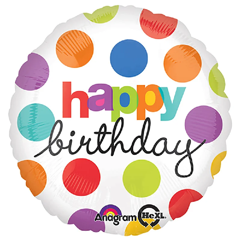Sports Yoga Style 18 inch POLKA DOT BIRTHDAY