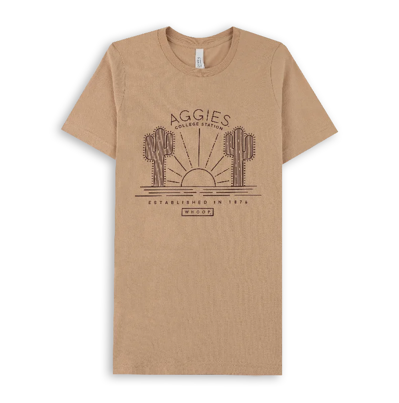 Modern Comfort Texas A&M Aggies Cactus Sunrise T-Shirt