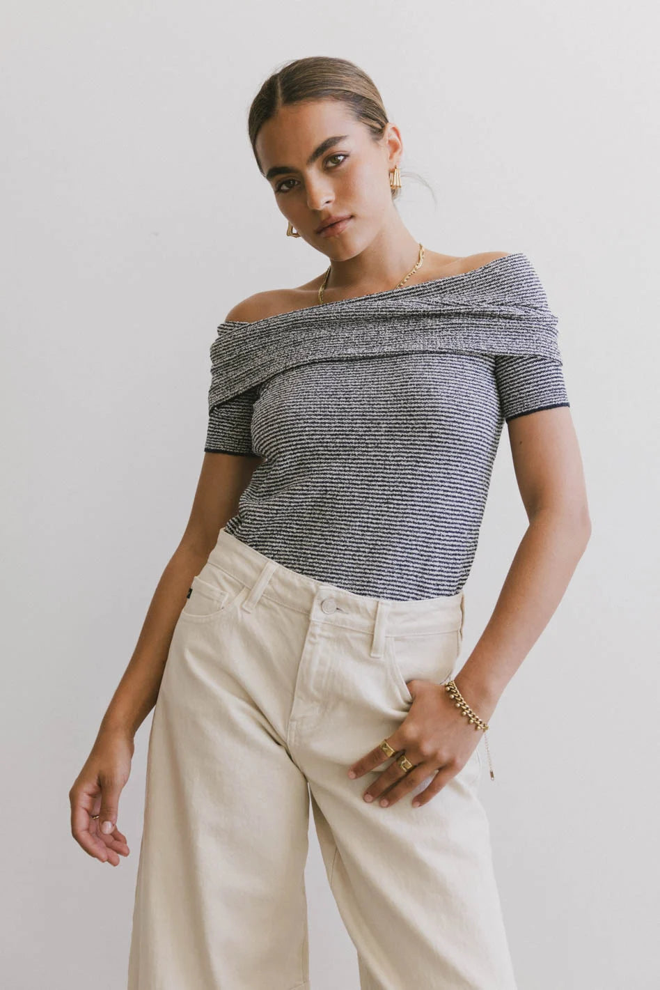 Luxury and fashionable Anita Bardot Top