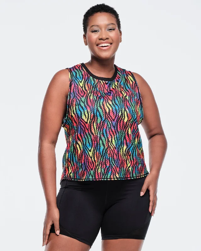Fashion Must-have Funscape Loose Muscle Tank