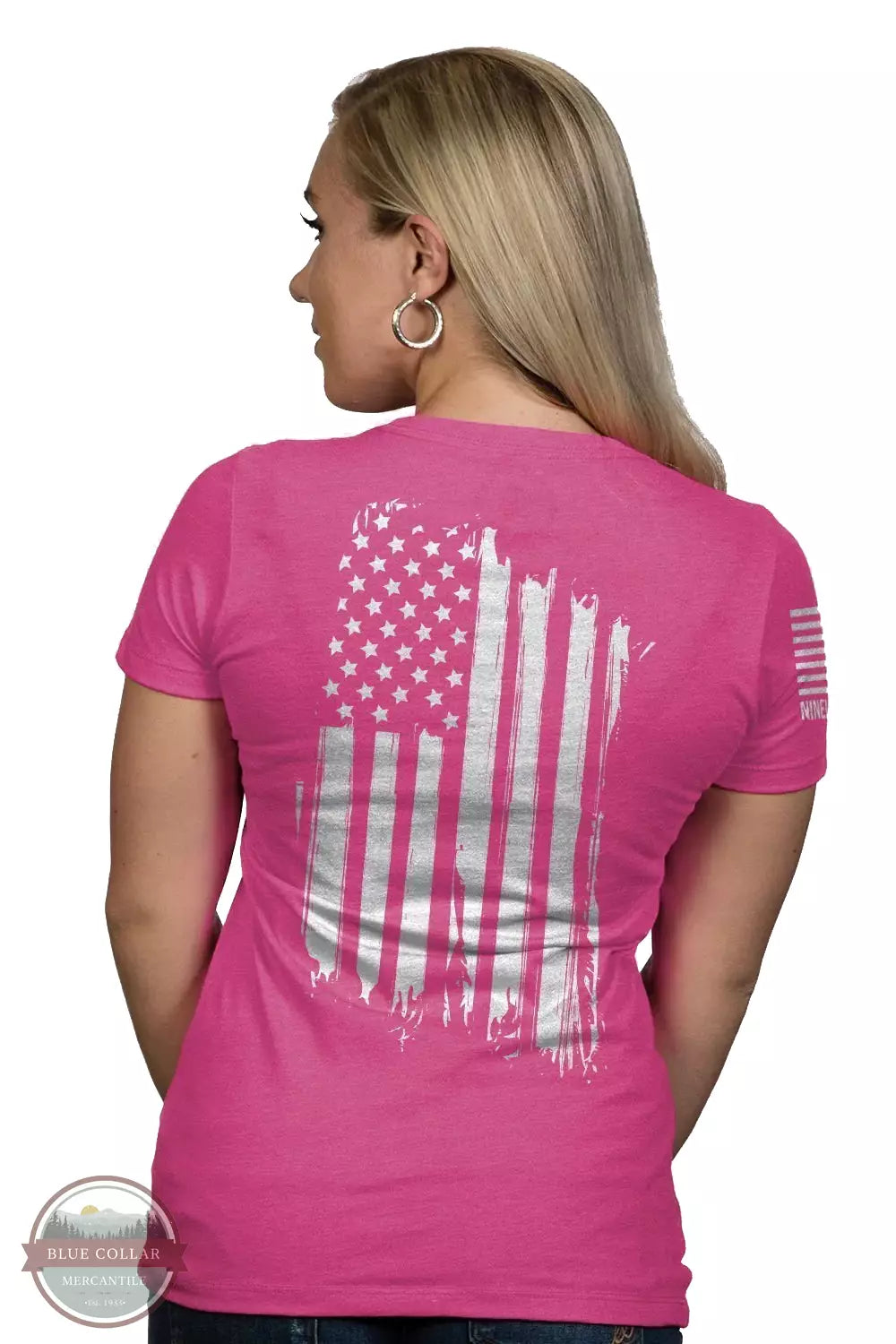 Sports And Leisure AMERICA-WRVN-BERRY America Relaxed Fit V-Neck T-Shirt