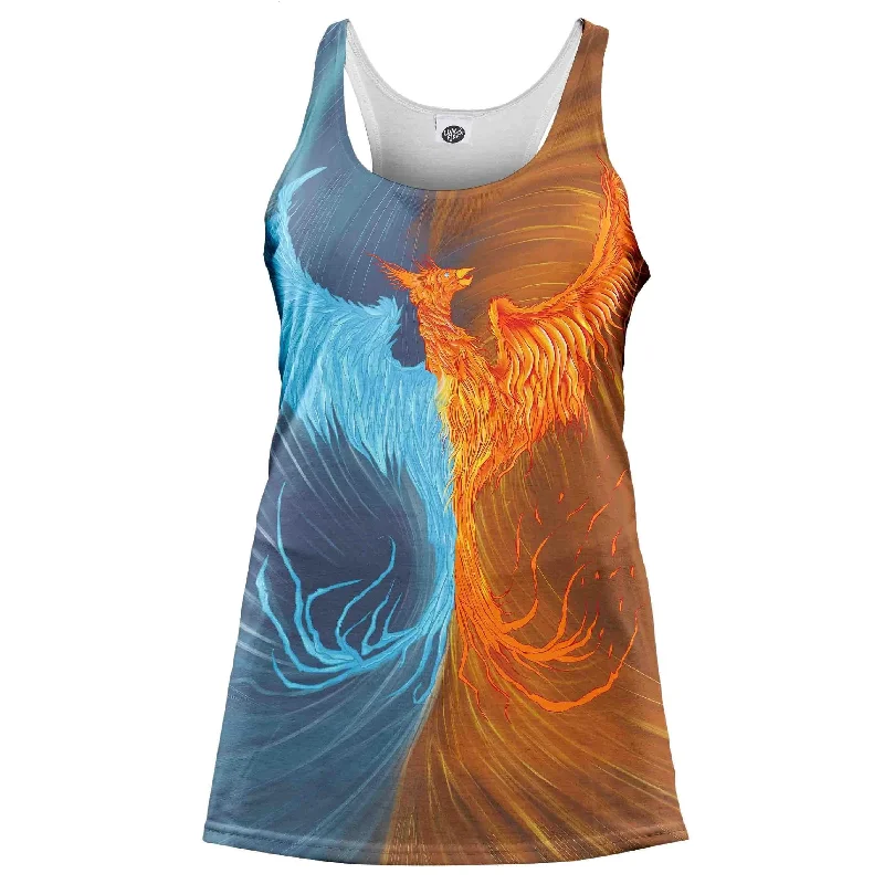 Fashion Trend Fire & Ice Phoenix Women's Tank