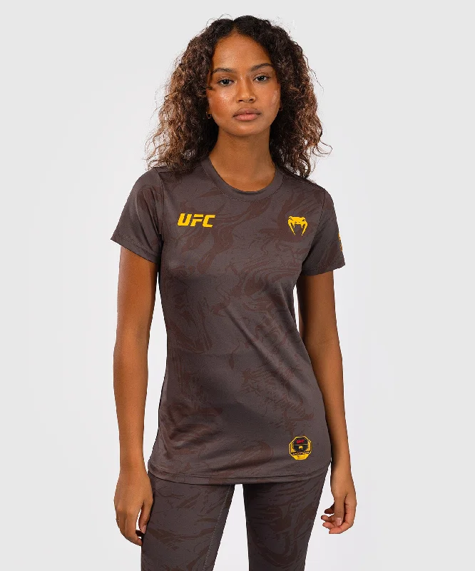 Personal Design UFC Fusion by Venum Fight Week Women’s Dry-Tech T-Shirt - Earthen Brown
