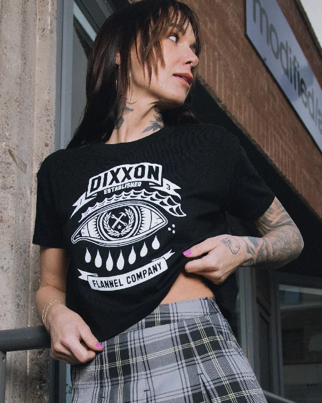 Double-sided Wear Women's Mystic Crop Top - Black