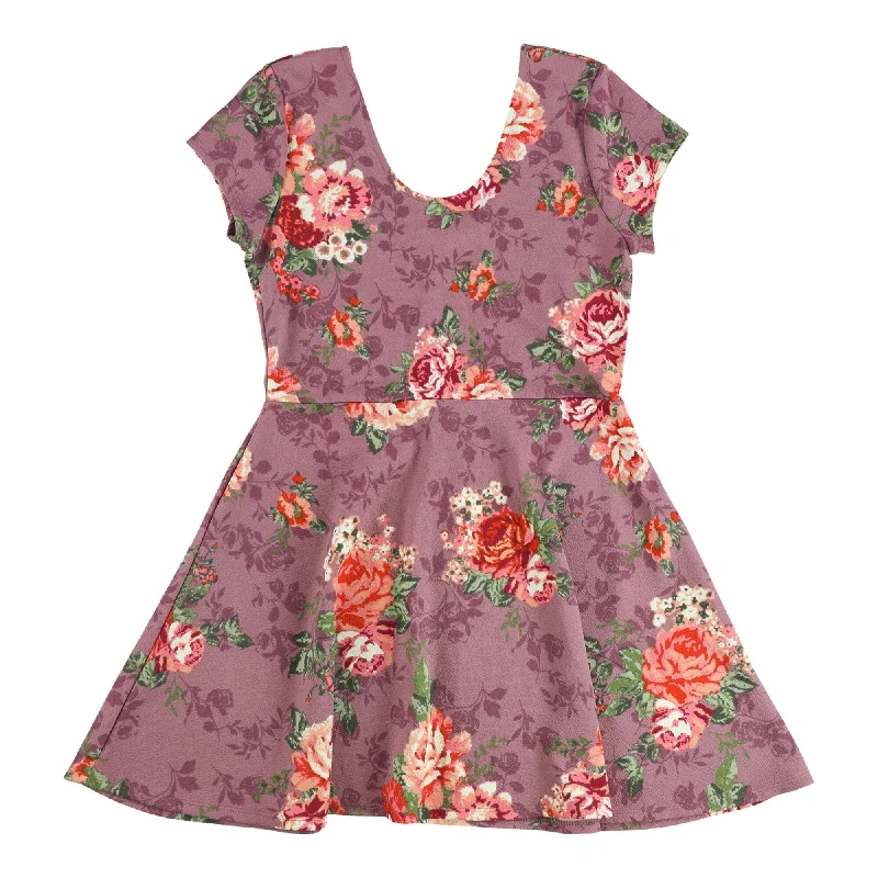 Preview New Products Planet Gold Womens Double-Scoop Shift Dress, Purple, X-Large