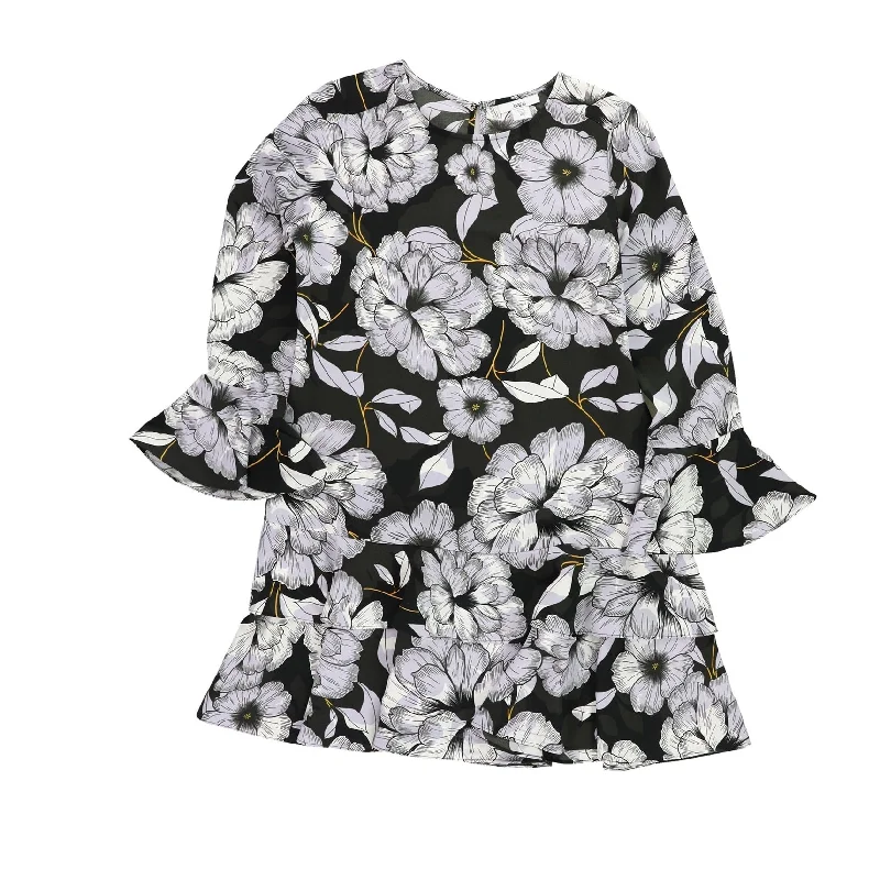 Personality Publicity Bar Iii Womens Floral-Print Mini Dress