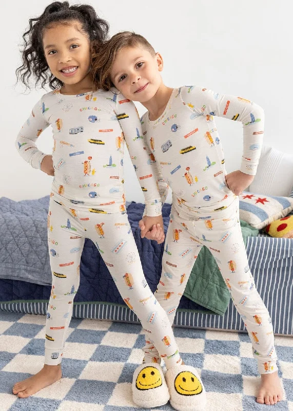 Street Personality Style Chicago Field Trip Loungewear Set - L/S and Pants