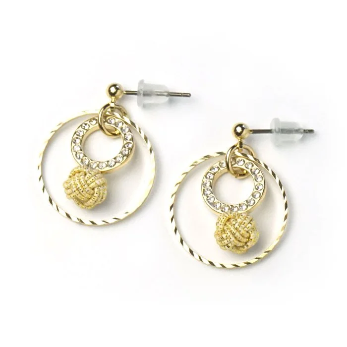 Urban Style Tsuda Mizuhiki | Eearings | Stone Rings