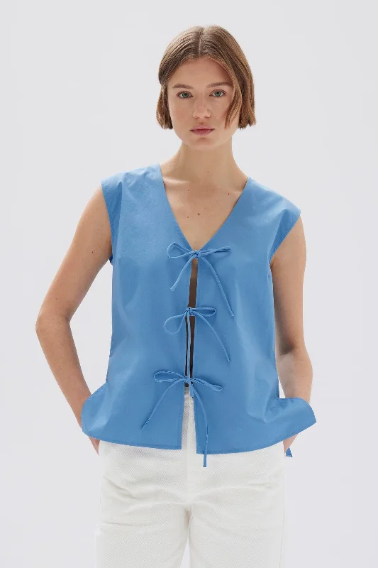 Comfortable And Cold-proof Ollie Poplin Tie Top