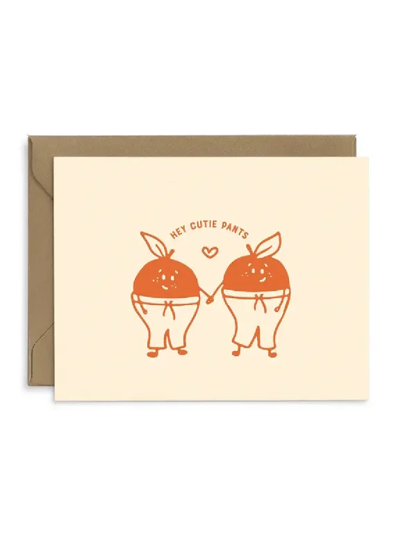 Double-sided Wear Cutie Pants Love Card