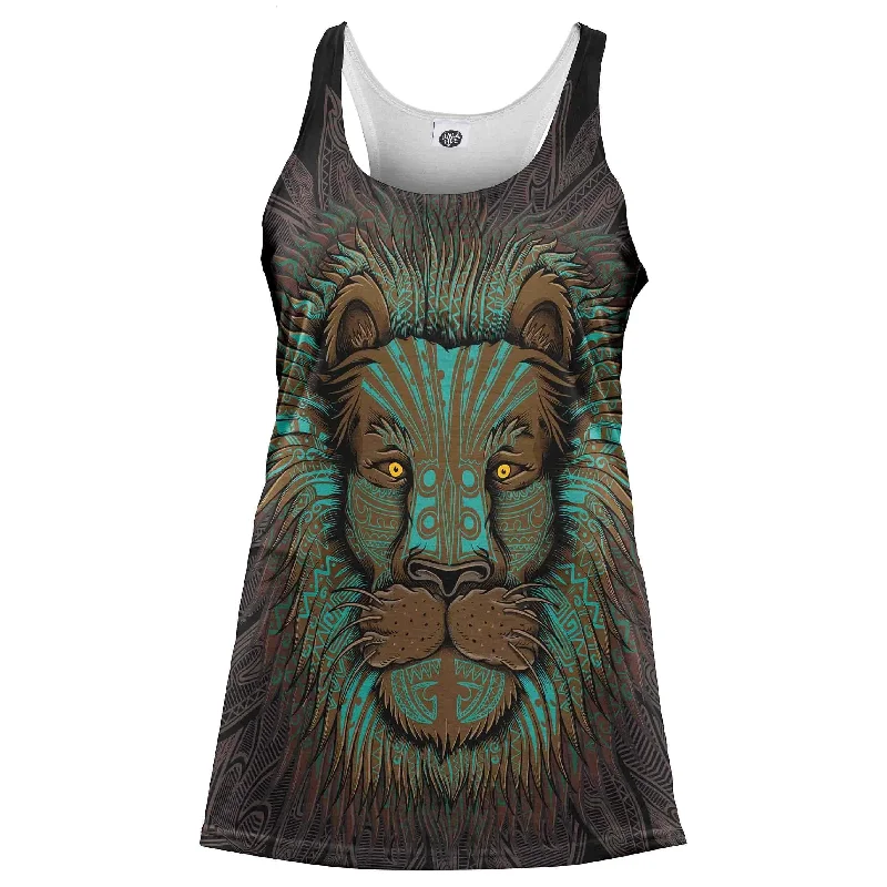 Effortless Dressing Lion Warrior Women's Tank