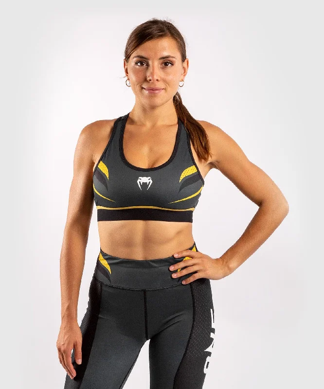 Urban Fashion Venum ONE FC Impact Sport Bra - Grey/Yellow