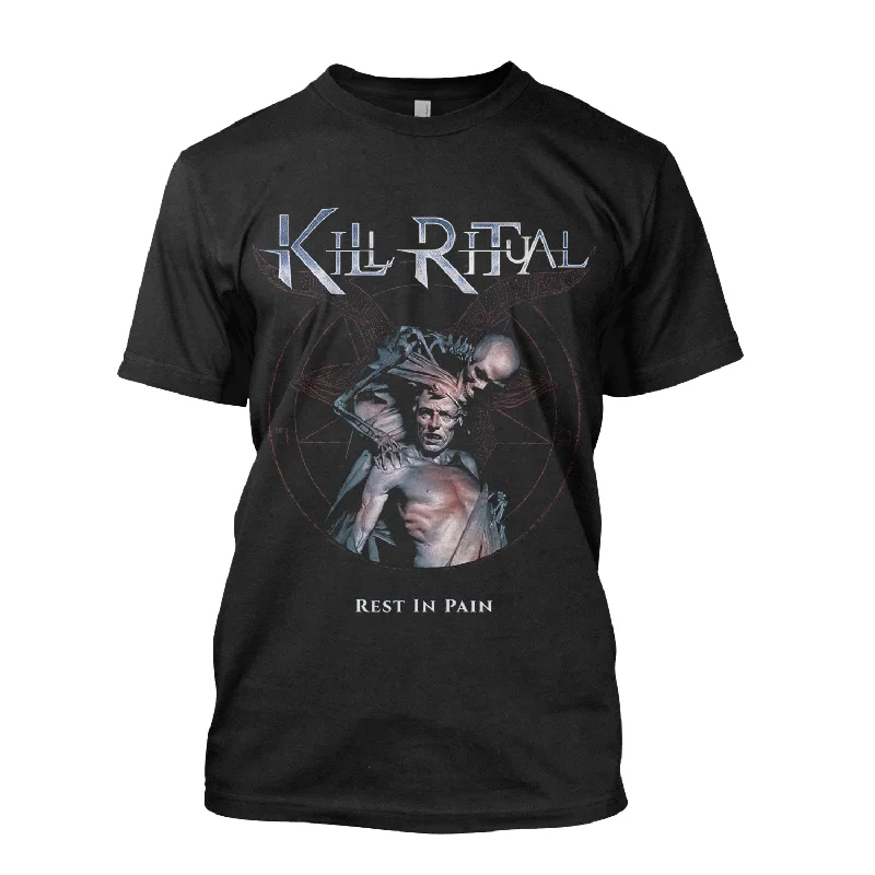 Knitted Design Kill Ritual "Rest In Pain" T-Shirt