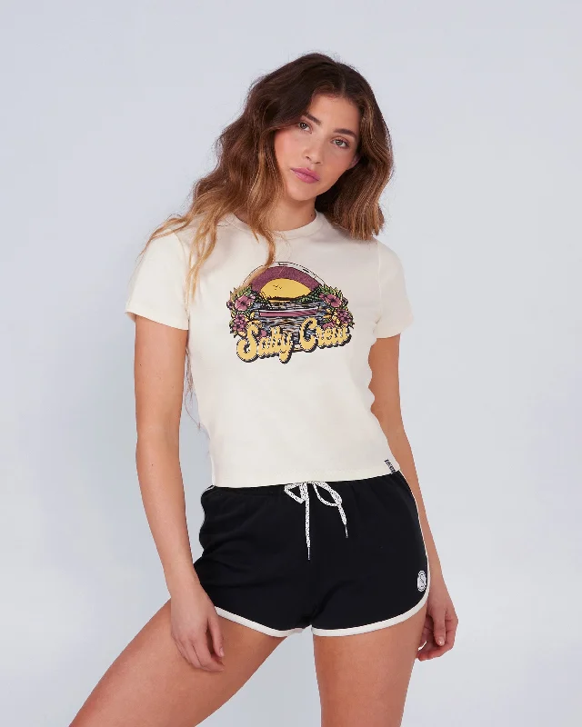 Body Design On Vacation Baby Tee  - Bone