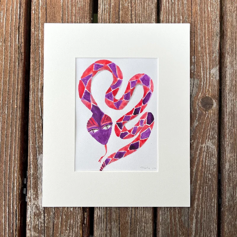 Fuchsia and Purple