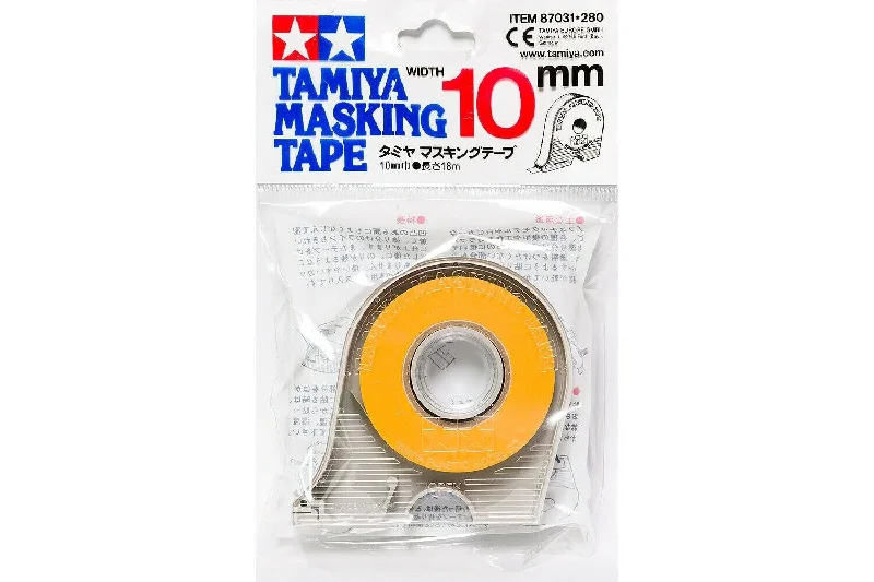 Sports Zipper Style Tamiya Masking Tape with Dispenser, 10 mm