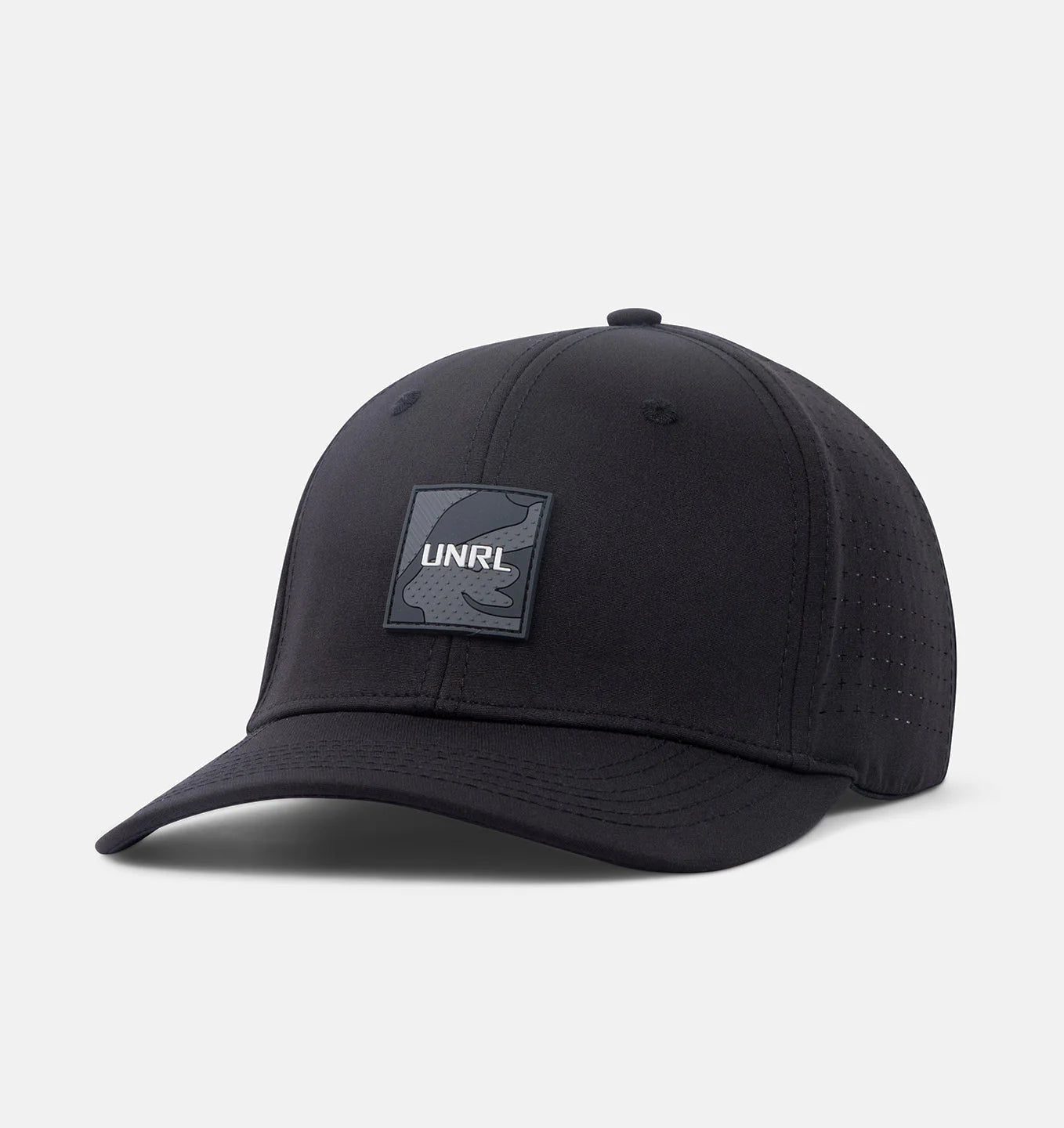 Retro Lace Fabric UNRL Explorer StretchFit Hat | Black