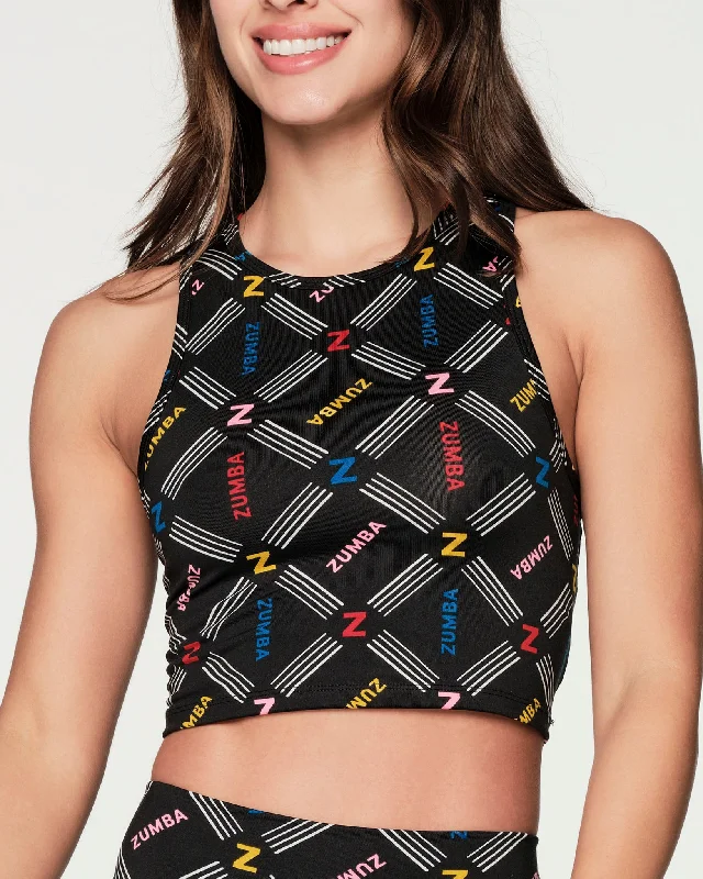 Fresh And Capable Sport Mode Crop Tank