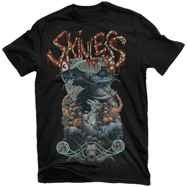 Lace Design Skinless "Savagery" T-Shirt