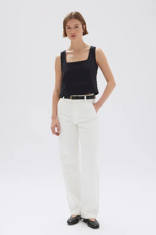 Sports outdoor style Georgina Linen Top