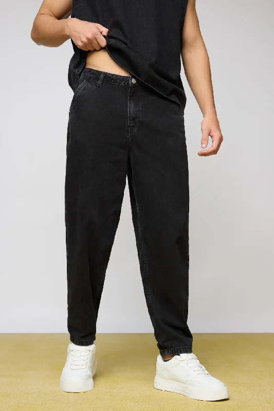Fashion Selection Black Rebel Men's Slouchy Jeans