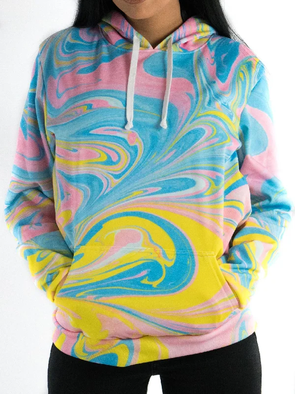 Urban Style Sorbet Swirls Unisex Hoodie