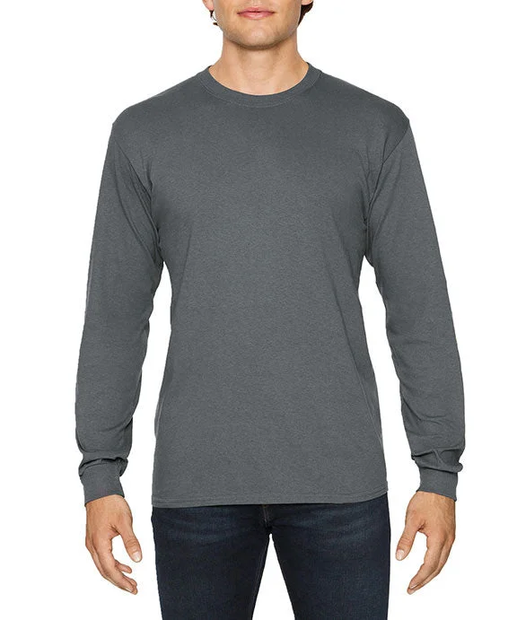 Hip-hop Style G5400 - Gildan Heavy Cotton™ Adult Long Sleeve T-Shirt | Charcoal
