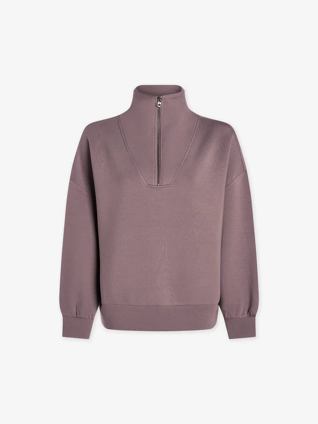 Bright Colors Hawley Half Zip Sweater Antler
