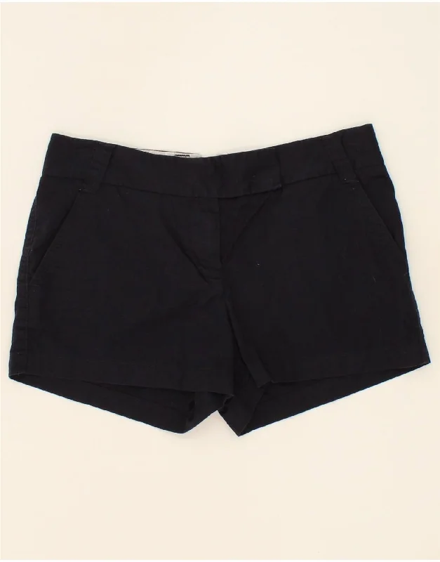 Casual And Casual J. CREW Womens Classic Twill Chino Shorts US 6 Medium W30 Navy Blue Cotton Casual And Casual J. CREW Womens Classic Twill Chino Shorts US 6 Medium W30 Navy Blue Cotton