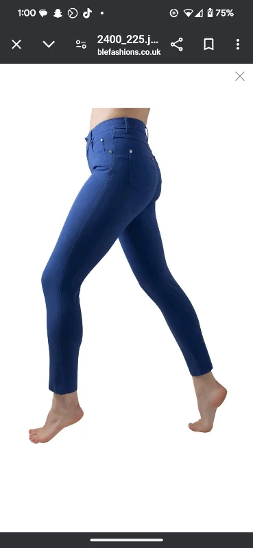 Personal Charm Marble blue jeans