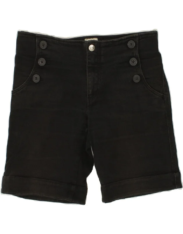 Mid-length Style CALVIN KLEIN Womens Denim Shorts W30 Medium Black
