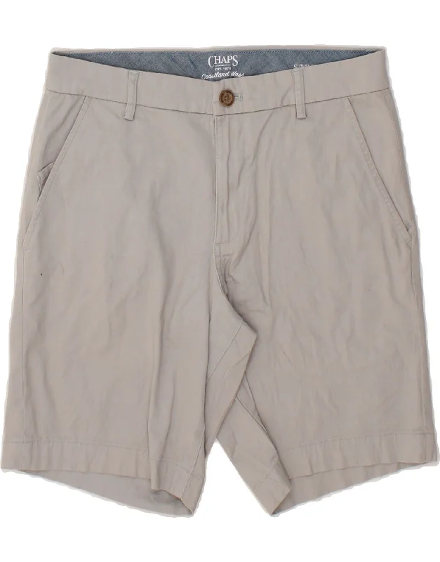 Classic style CHAPS Womens Chino Shorts W30 Medium Grey Cotton