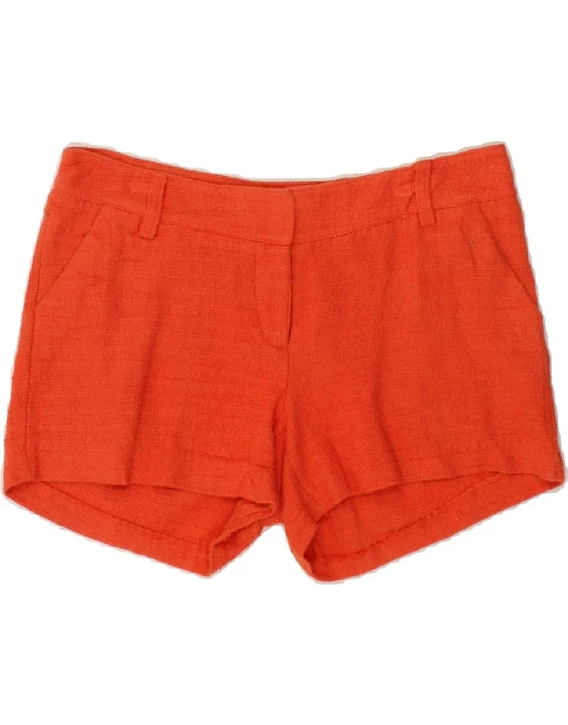 Extra long version MOSSIMO Womens Chino Shorts US 4 Small W27  Orange Cotton