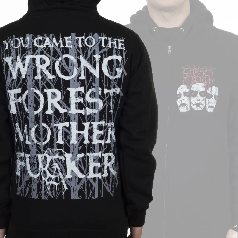 Sports High Waist Style Carach Angren "Wrong Forest" Zip Hoodie