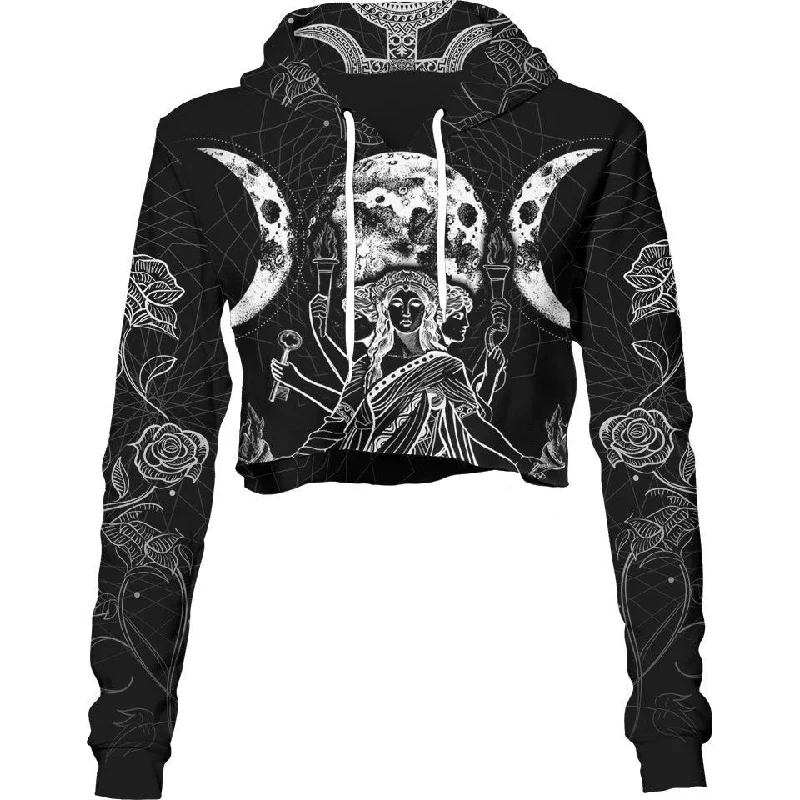 Fashionable Ease Hecate Crop Hoodie