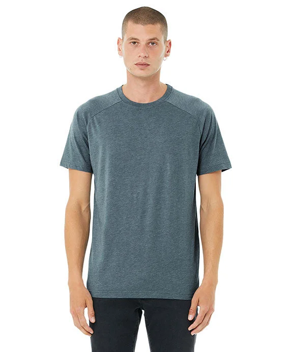 Multifunctional Style 3201 - Bella + Canvas Mens Heather CVC Raglan T-Shirt | Heather Slate Multifunctional Style 3201 - Bella + Canvas Mens Heather CVC Raglan T-Shirt | Heather Slate