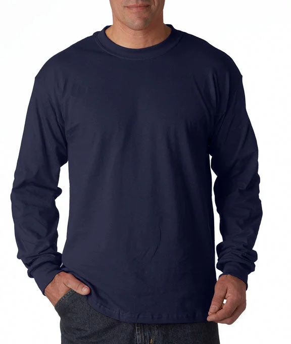 Leisure And Entertainment G5400 - Gildan Heavy Cotton™ Adult Long Sleeve T-Shirt | Navy