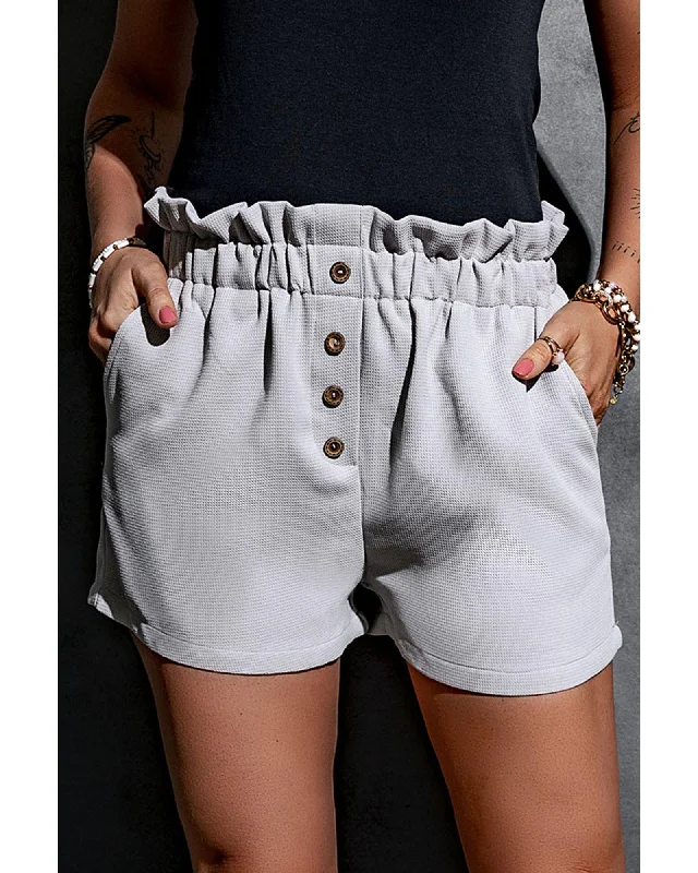 Cozy Outfit Azura Exchange Linen Mix Paper Bag Shorts - XL