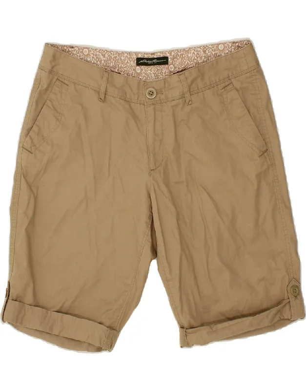 Trends EDDIE BAUER Womens Chino Shorts US 8 Medium W32  Beige Cotton