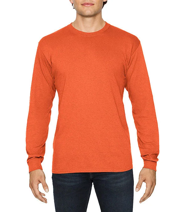 Retro Style G5400 - Gildan Heavy Cotton™ Adult Long Sleeve T-Shirt | Orange