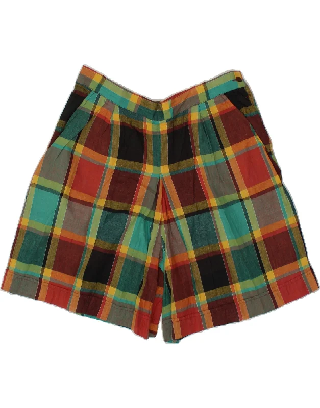 Comfy Pants VINTAGE Womens High Waist Chino Shorts UK 14 Medium W30  Multicoloured