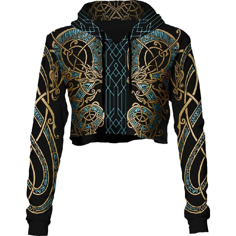 High Street Design Loki Crop Hoodie - Limited